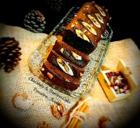 کیک موز و شکلات