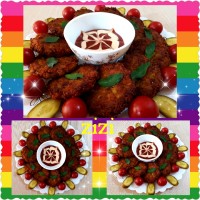 کتلت گوشت و سیب زمینی