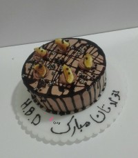 کیک امروزم سفارشی مرسی از همراهیتون دوستان کدبانو