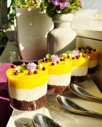 چیز کیک انبه