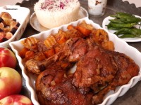 مرغ با رب آلوچه