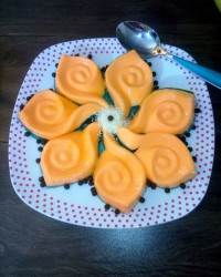 کرم ژله دوطبقه