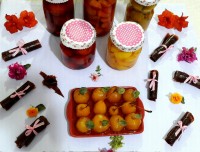 لواشک ومرباوکمپوت های خوشکل وخوشرنگ معصومه بانو