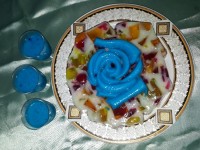 ژله شیشه خورده