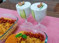 ماکارونی با ماست خیار