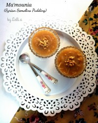 دسر مامونیه (پودینگ سمولینا)