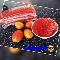 گوجه چرخ شده فریز