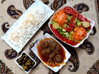 خورشت فسنجون باگوشت قلقلی