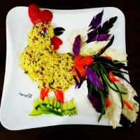 عدس پلو وخروس خاص ولاکچری من