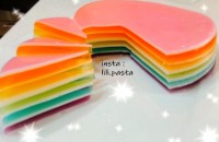 ژله رنگین کمانی.