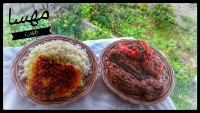 بادمجان شکم پر گیلانی