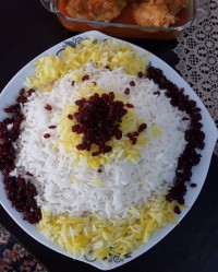 زرشک پلو بامرغ مجلسی