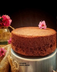 کیک اسفجی شکلاتی