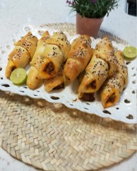 پیراشکی گوشت با خمیر جادویی