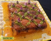 خاگینه زعفرانی مغزدار