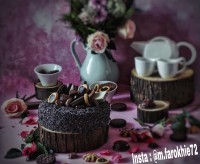 کیک شکلاتی کاراملی