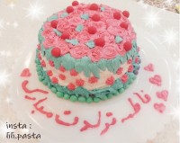 اولین کیک تولدی که پختم