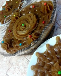 حلوابا آرد سنگک.