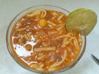 سوپ عدس ورشته