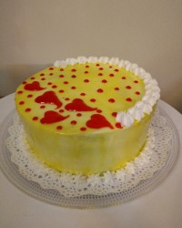 کیک با تزیین بریلو