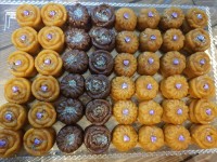 حلوای نخودچی دورنگ نذری حضرت ابوالفضل العباس