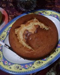 کیک اسفنجی ۳ تخم مرغی