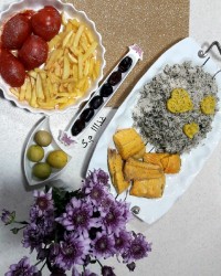 خوراک ماهی سالمون با لیموترش