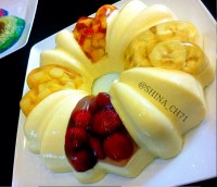 کرم ژله ی میوه ای