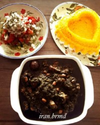 قورمه سبزی دخترپز