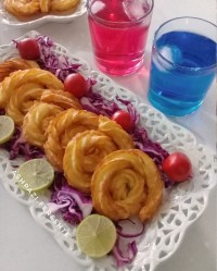 سیب زمینی بامیه ای