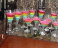 ژله چند رنگ