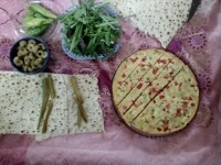 املت با ژامبون لطفا ورق بزنید.