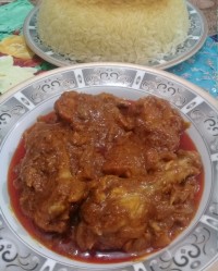 خوراک مرغ و آلو