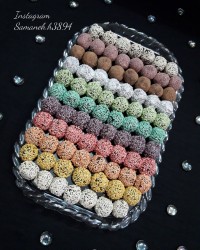 توپک خرمایی چهار مغز مغز دار