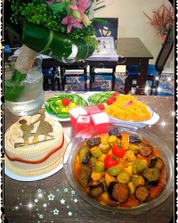 میز سالگرد عروسیمون