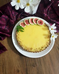 تارت یخچالی هلویی
