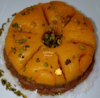 حلوا زعفرانی دارچینی