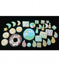 کوکی وانیلی با تزیین رویال آیسینگ