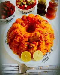 دمی بامیه ولوبیا چیتی