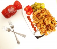 پاستا با سوسیس