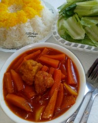 خورش آلو هویج