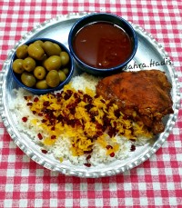 زرشک پلو بامرغ مجلسی