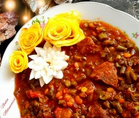 خورشت لوبیا سبز