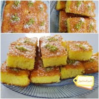 کیک باقلوایی