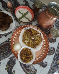 پلو شوید باگوشت