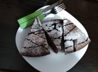 کیک شکلاتی.. عصرونه گل پسرم