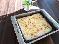 کیک خیس با محلبی با دستور تارا جون..ممنووونم