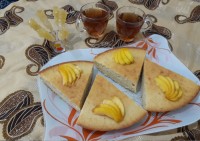 کیک_ماست در آون توستر