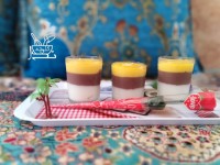 فرنی سه رنگ