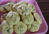 کلوچه کشمشی زعفرانی بدون فر